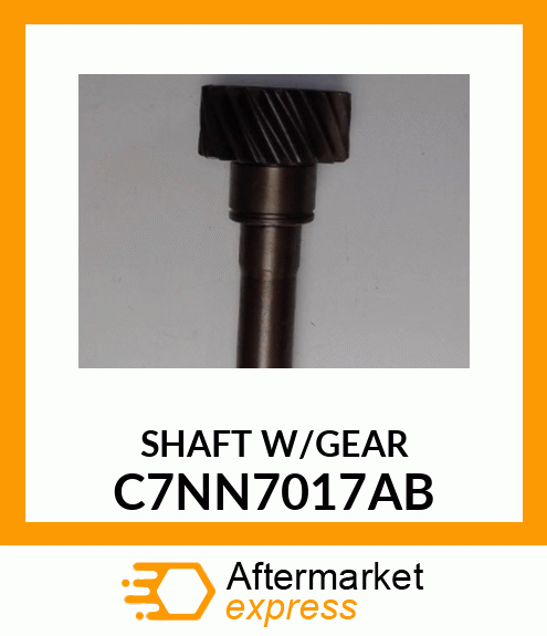 SHAFTW/GEAR C7NN7017AB