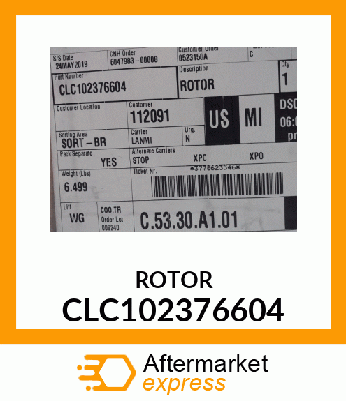 ROTOR CLC102376604