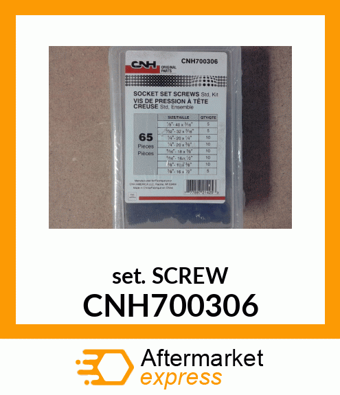 SETSCREW65PC CNH700306