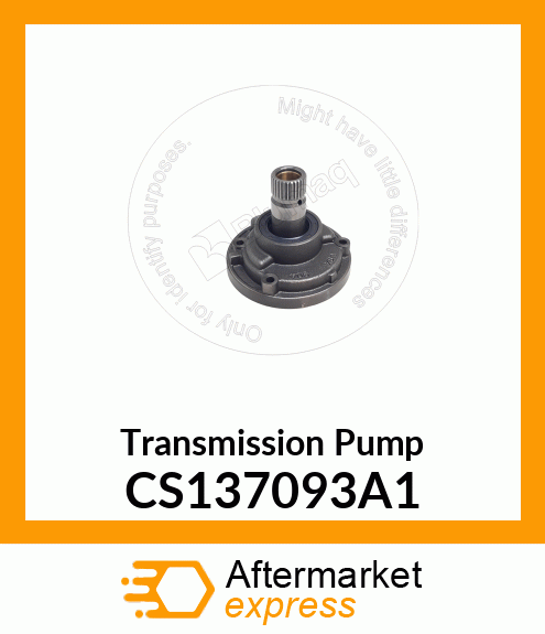 Transmission Pump CS137093A1