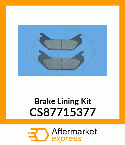 Brake Lining Kit CS87715377