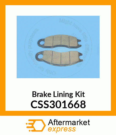 Brake Lining Kit CSS301668