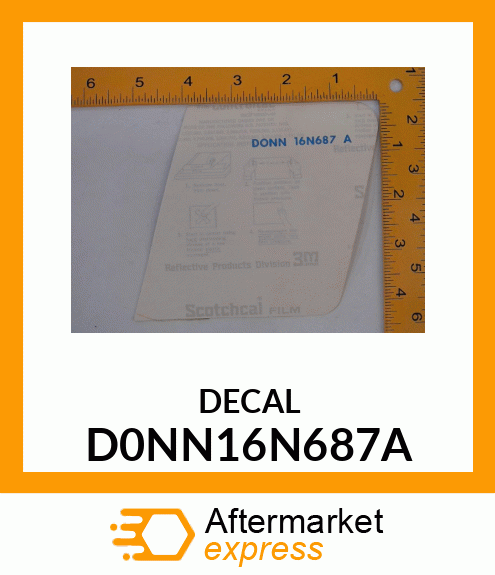 DECAL D0NN16N687A