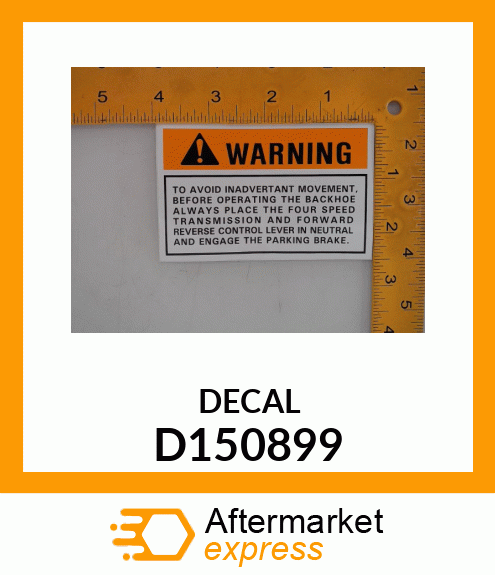 DECAL D150899