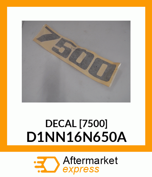 DECAL[7500] D1NN16N650A