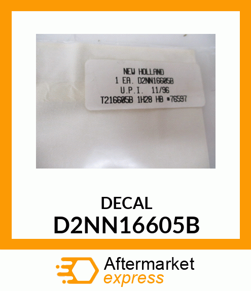 DECAL D2NN16605B