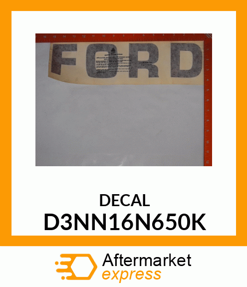 DECAL D3NN16N650K