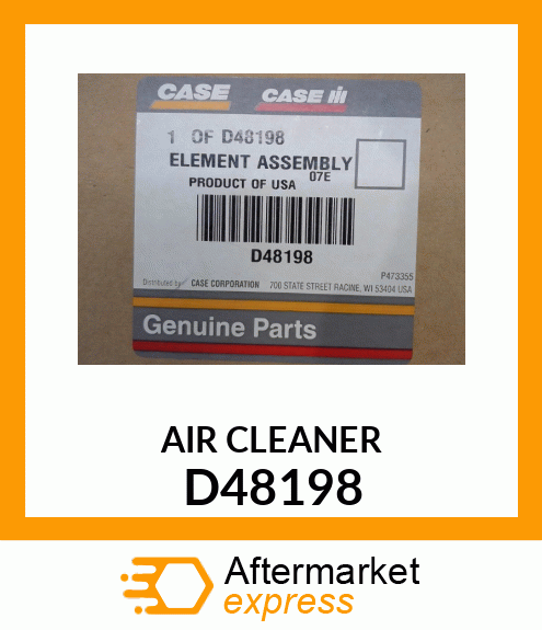 AIRCLEANER2PC D48198