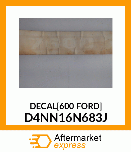 DECAL[600FORD] D4NN16N683J