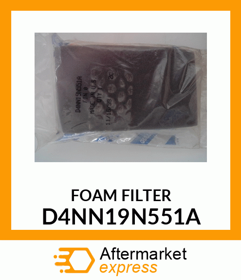 FOAMFILTER D4NN19N551A