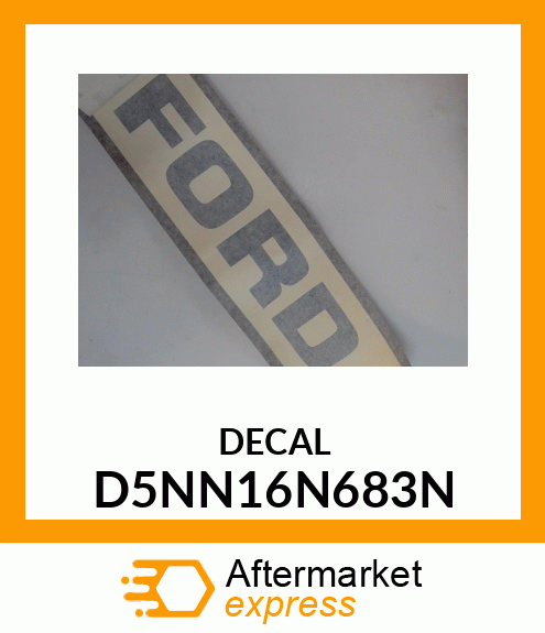 DECAL D5NN16N683N