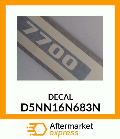 DECAL D5NN16N683N