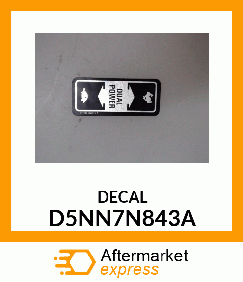 DECAL D5NN7N843A