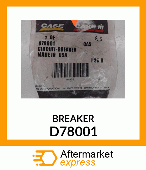 BREAKER D78001