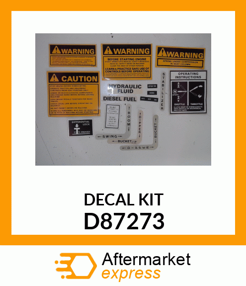 DECAL KIT D87273