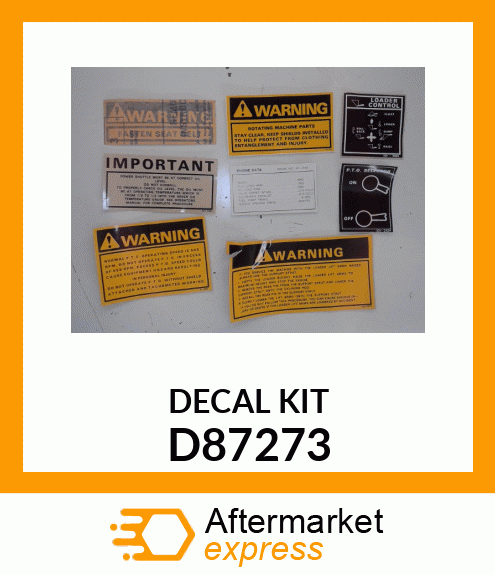 DECAL KIT D87273