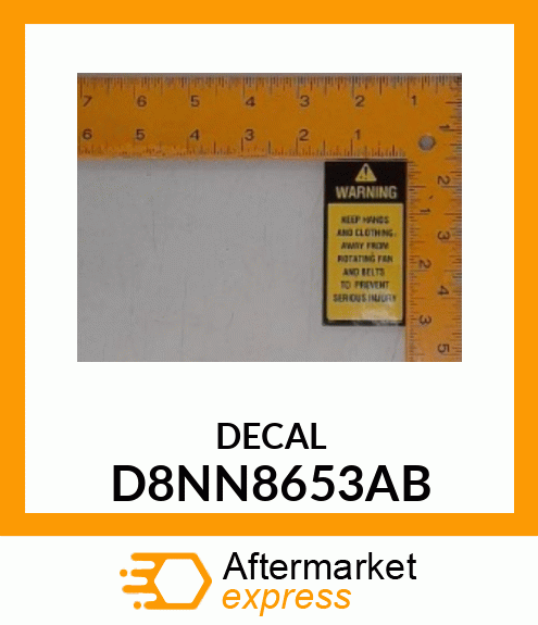 DECAL D8NN8653AB