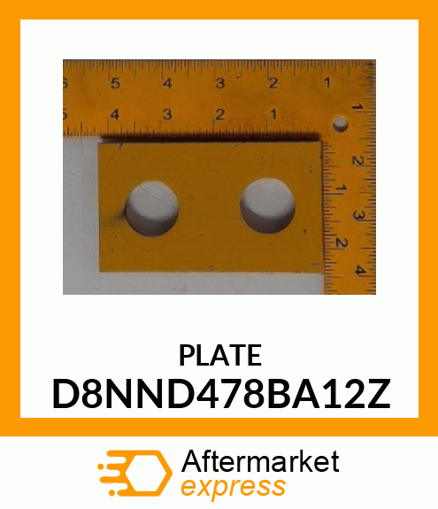 PLATE D8NND478BA12Z