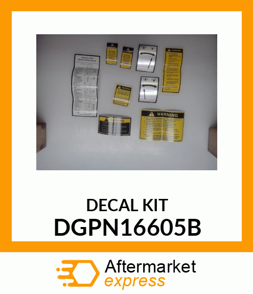 DECALKIT18PC DGPN16605B