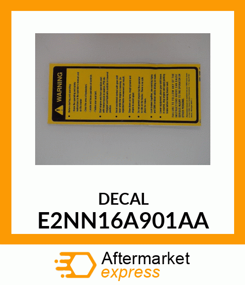 DECAL E2NN16A901AA