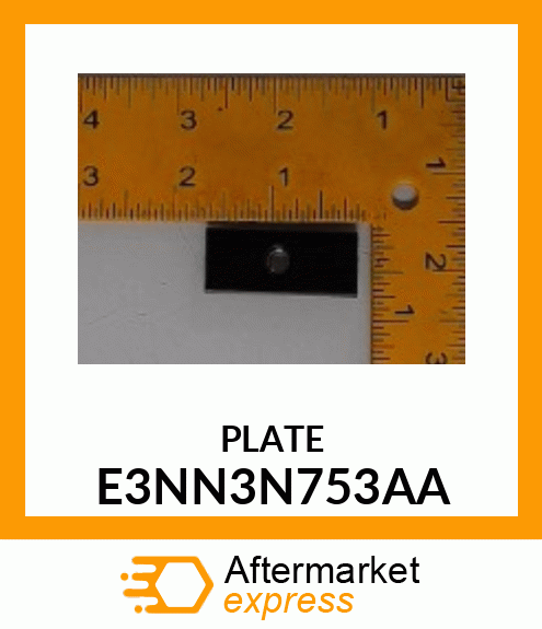 PLATE E3NN3N753AA