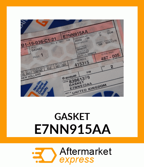 GASKET E7NN915AA