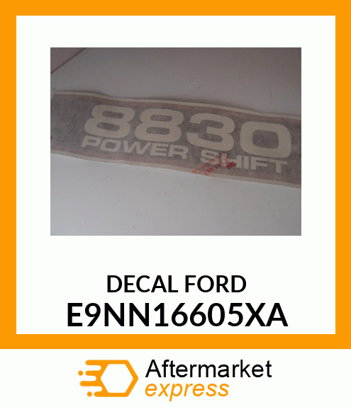 DECAL_FORD E9NN16605XA