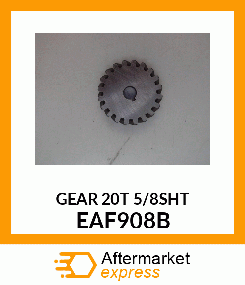 GEAR20T5/8SHT EAF908B