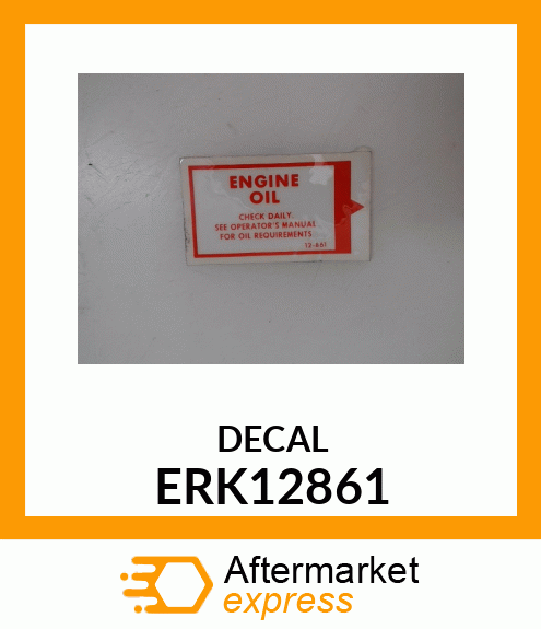 DECAL ERK12861