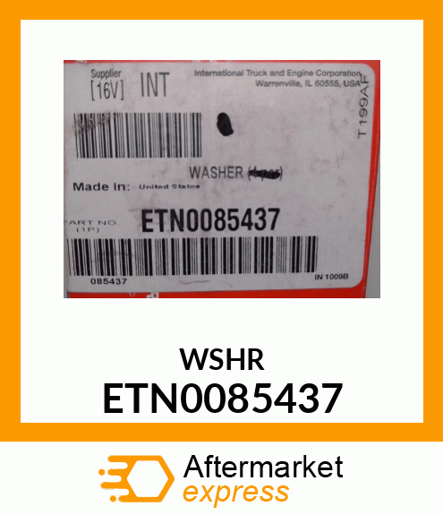 WSHR ETN0085437