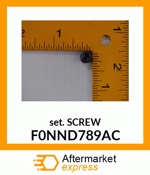 SETSCREW F0NND789AC