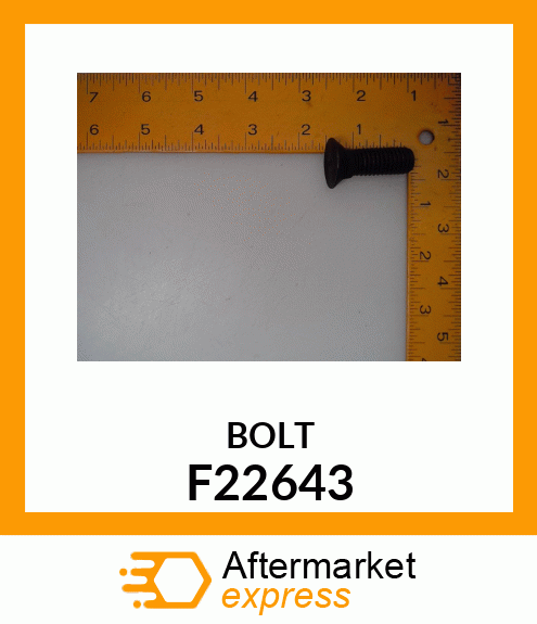 BOLT F22643