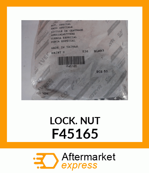 NUT F45165