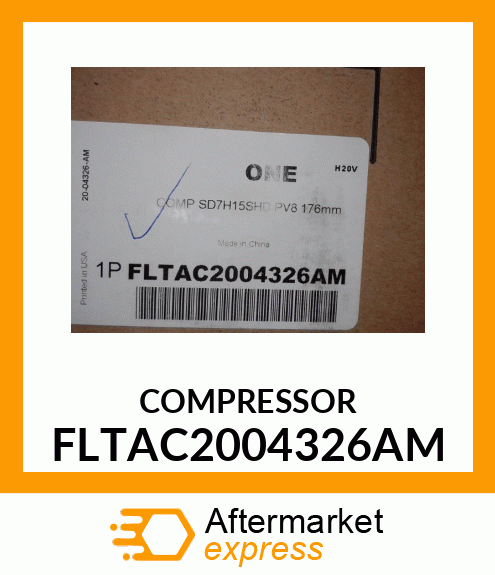 COMPRESSOR FLTAC2004326AM