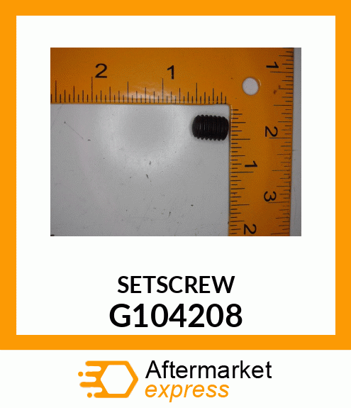 SETSCREW G104208