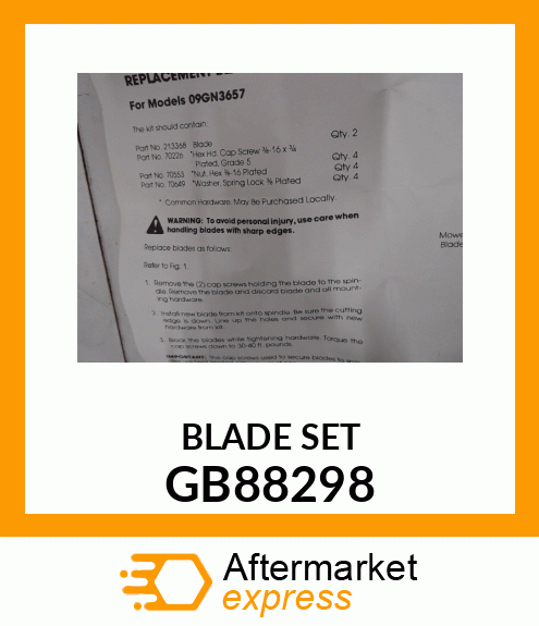 BLADESET GB88298