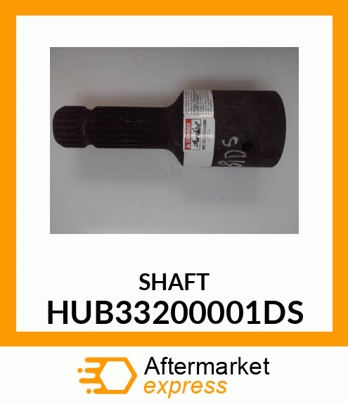 SHAFT HUB33200001DS