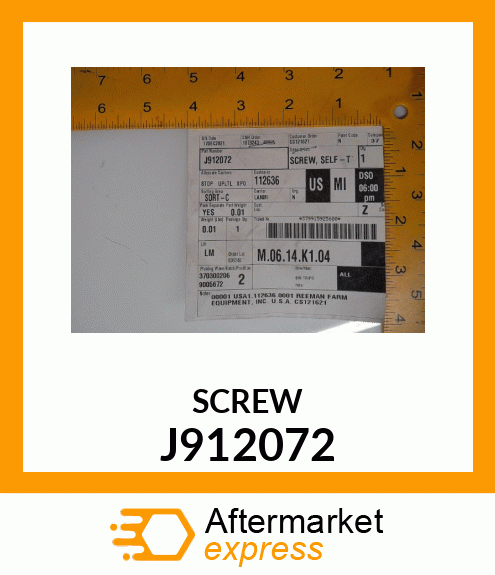 SCREW J912072