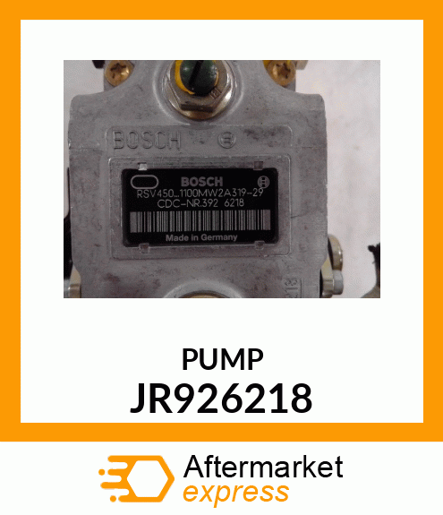 PUMP JR926218