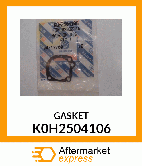 GASKET K0H2504106