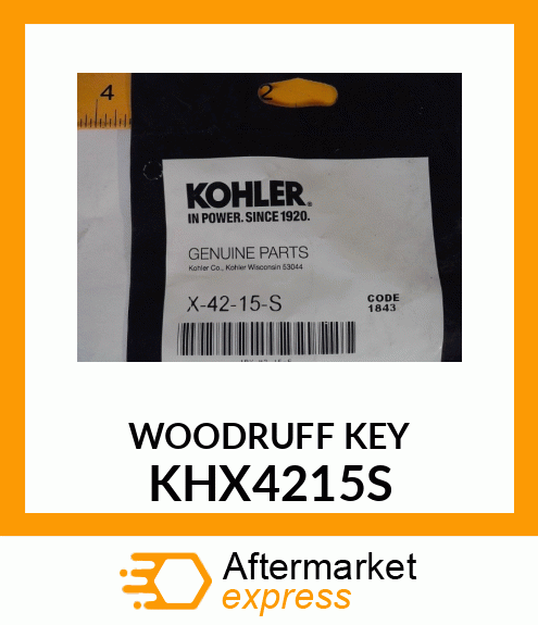 WOODRUFF_KEY KHX4215S