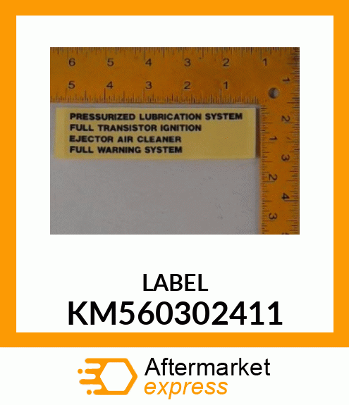 LABEL KM560302411