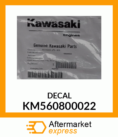 DECAL KM560800022