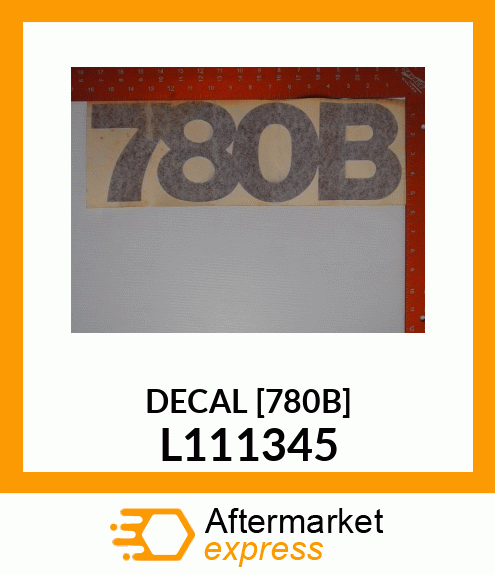 DECAL_[780B] L111345