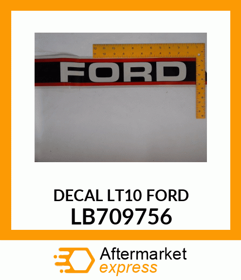 DECALLT10FORD LB709756