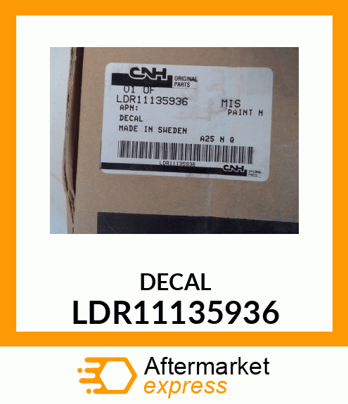 DECAL LDR11135936