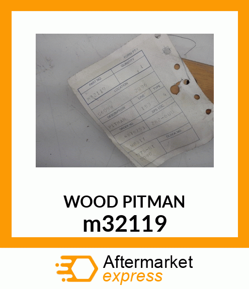 WOOD PITMAN m32119