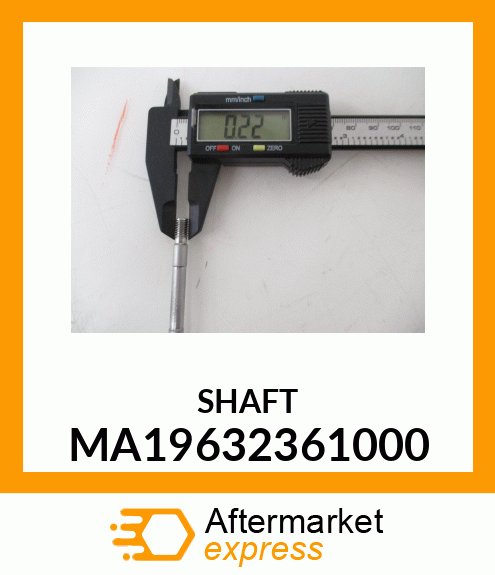 SHAFT MA19632361000