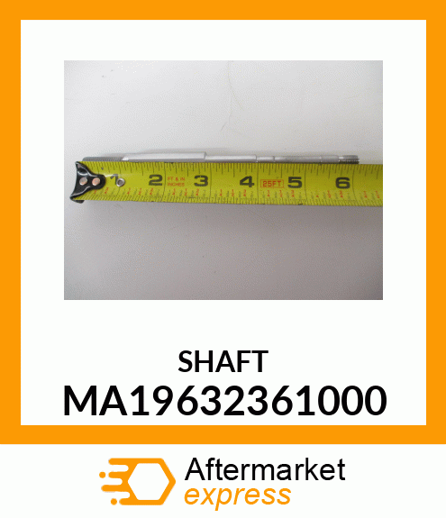 SHAFT MA19632361000