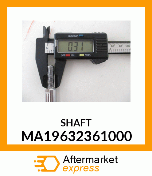 SHAFT MA19632361000